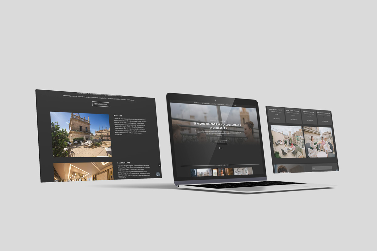 Diseño landing pages Hoteles, restaurantes y coctelerías